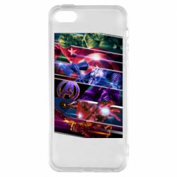 Чехол для iPhone5/5S/SE Super power avengers - PrintSalon