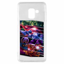 Чехол для Samsung A8 2018 Super power avengers - PrintSalon