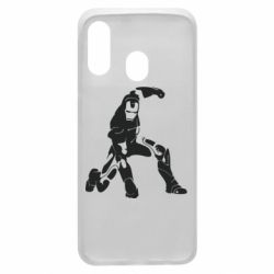 Чехол для Samsung A40 Superhero Iron Man - PrintSalon