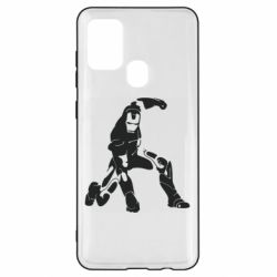 Чехол для Samsung A21s Superhero Iron Man - PrintSalon