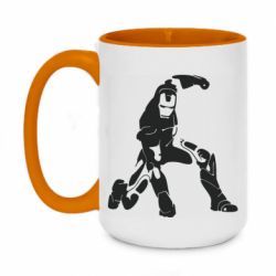 Чашка двухцветная 420ml Superhero Iron Man