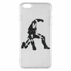 Чехол для iPhone 6 Plus/6S Plus Superhero Iron Man - PrintSalon