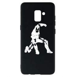 Чехол для Samsung A8+ 2018 Superhero Iron Man