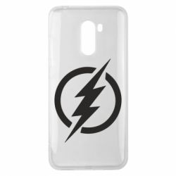 Чехол для Xiaomi Pocophone F1 Superhero logo - PrintSalon