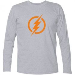 Футболка с длинным рукавом Superhero logo - PrintSalon