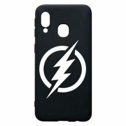 Чехол для Samsung A40 Superhero logo - PrintSalon