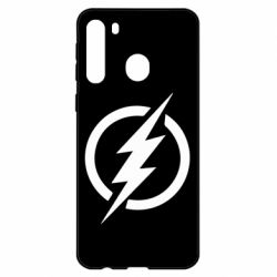 Чехол для Samsung A21 Superhero logo - PrintSalon