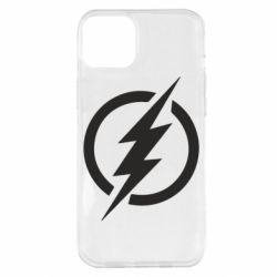 Чехол для iPhone 14 Plus Superhero logo - PrintSalon