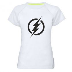 Женская футболка для спорта Superhero logo - PrintSalon