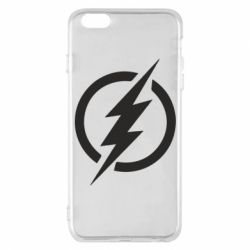 Чехол для iPhone 6 Plus/6S Plus Superhero logo - PrintSalon