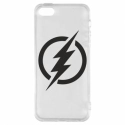 Чехол для iPhone5/5S/SE Superhero logo - PrintSalon