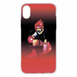 Чехол для iPhone X/Xs Superman anime