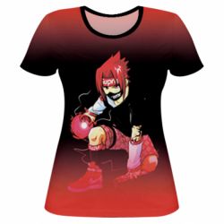 Жіноча 3D футболка Superman anime - PrintSalon