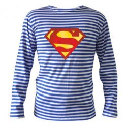 Тельняшка с длинным рукавом Superman Classic - PrintSalon