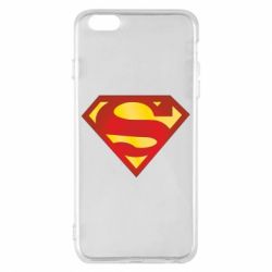 Чехол для iPhone 6 Plus/6S Plus Superman Classic - PrintSalon