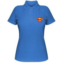 Женское поло Superman Classic - PrintSalon