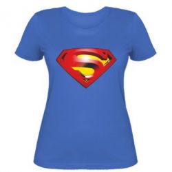 Женская футболка Superman Emblem - PrintSalon