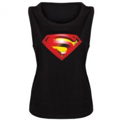 Женская майка Superman Emblem - PrintSalon