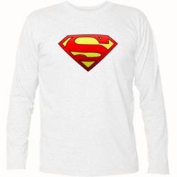Футболка з довгим рукавом Superman Logo - PrintSalon