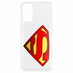 Чохол для Oppo Reno 4Superman Logo - PrintSalon
