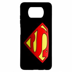 Чохол для Xiaomi Poco X3 Superman Logo - PrintSalon