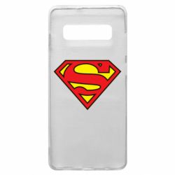 Чехол для Samsung S10+ Superman Symbol - PrintSalon