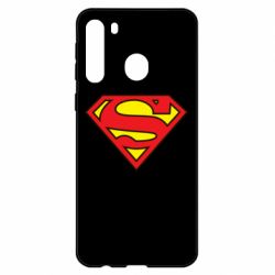 Чехол для Samsung A21 Superman Symbol - PrintSalon