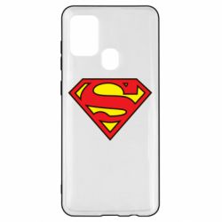 Чехол для Samsung A21s Superman Symbol - PrintSalon
