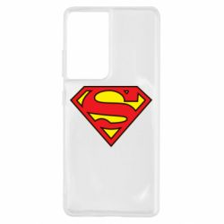 Чехол для Samsung S21 Ultra Superman Symbol - PrintSalon