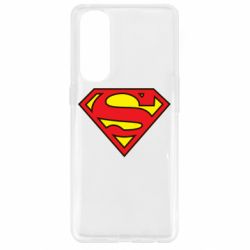 Чехол для Oppo Reno 4 Pro Superman Symbol - PrintSalon