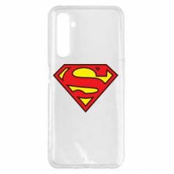 Чехол для Realme 6 Pro Superman Symbol - PrintSalon