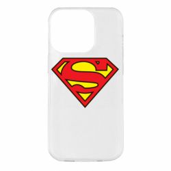 Чехол для iPhone 14 Pro Superman Symbol - PrintSalon