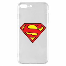 Чехол для iPhone 8 Plus Superman Symbol - PrintSalon
