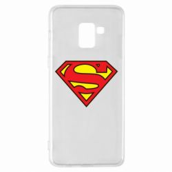 Чехол для Samsung A8+ 2018 Superman Symbol - PrintSalon