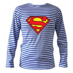 Тельняшка с длинным рукавом Superman Symbol - PrintSalon