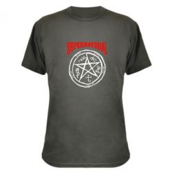 Камуфляжна футболка Supernatural коло - PrintSalon