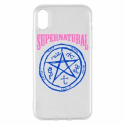 Чохол для iPhone X/Xs Supernatural коло - PrintSalon