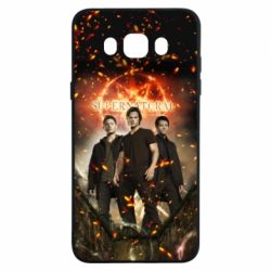 Чехол для Samsung J7 2016 Supernatural Sam, Dean and Cass - PrintSalon