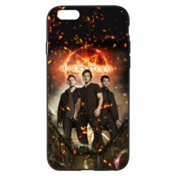 Чехол для iPhone 6/6S Supernatural Sam, Dean and Cass - PrintSalon