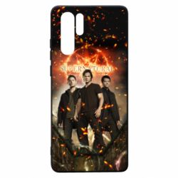 Чехол для Huawei P30 Pro Supernatural Sam, Dean and Cass - PrintSalon