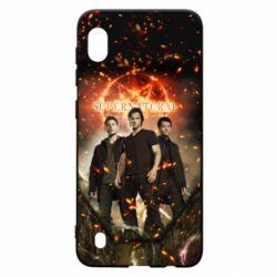 Чехол для Samsung A10 Supernatural Sam, Dean and Cass - PrintSalon