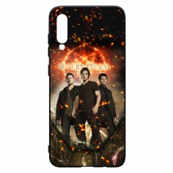 Чехол для Samsung A70 Supernatural Sam, Dean and Cass - PrintSalon
