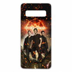 Чехол для Samsung S10 Supernatural Sam, Dean and Cass - PrintSalon