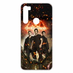 Чехол для Xiaomi Redmi Note 8 Supernatural Sam, Dean and Cass - PrintSalon