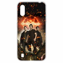 Чехол для Samsung A01/M01 Supernatural Sam, Dean and Cass - PrintSalon