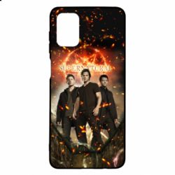 Чехол для Samsung M51 Supernatural Sam, Dean and Cass - PrintSalon