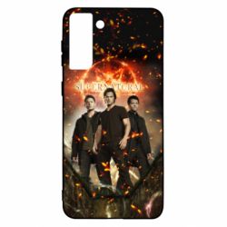 Чехол для Samsung S21+ Supernatural Sam, Dean and Cass - PrintSalon