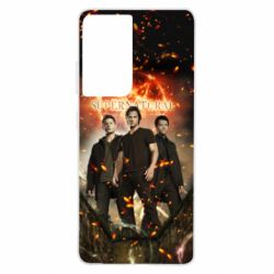 Чехол для Samsung S21 Ultra Supernatural Sam, Dean and Cass - PrintSalon