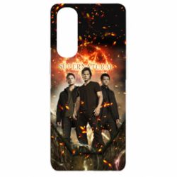 Чехол для Oppo Reno 4 Pro Supernatural Sam, Dean and Cass - PrintSalon