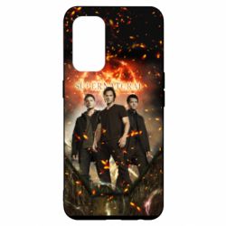 Чехол для Oppo Reno 5 4G Supernatural Sam, Dean and Cass - PrintSalon